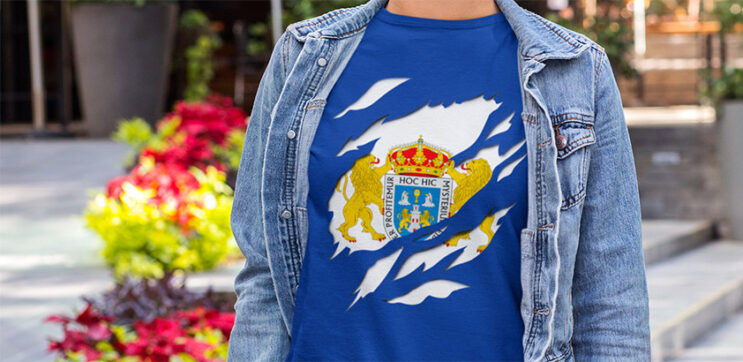 comprar online camiseta manga larga bandera ciudad lugo galicia