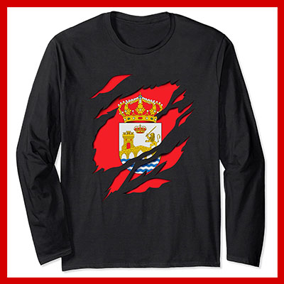 comprar online camiseta manga larga bandera ciudad ourense orense galicia