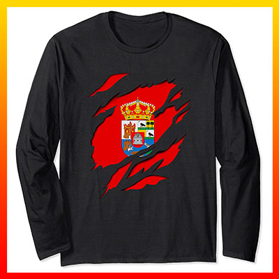 comprar amazon camiseta manga larga bandera de avila provincia