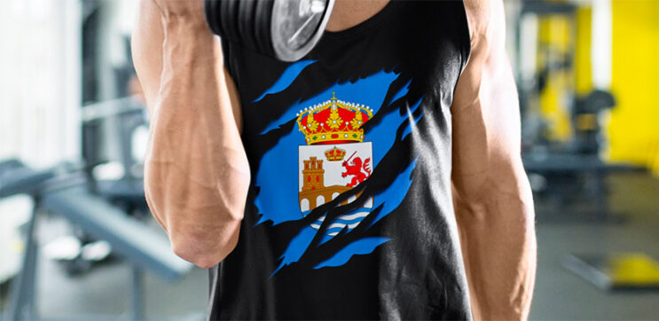 comprar online camiseta tirantes bandera provincia ourense orense galicia