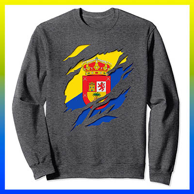 comprar en amazon sudadera bandera gran canaria